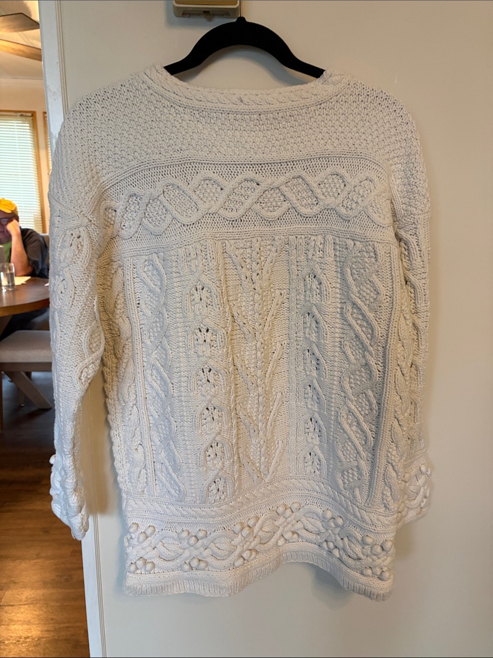 Classic Cable Knit Women’s Sweater - Cotton Ginny size M